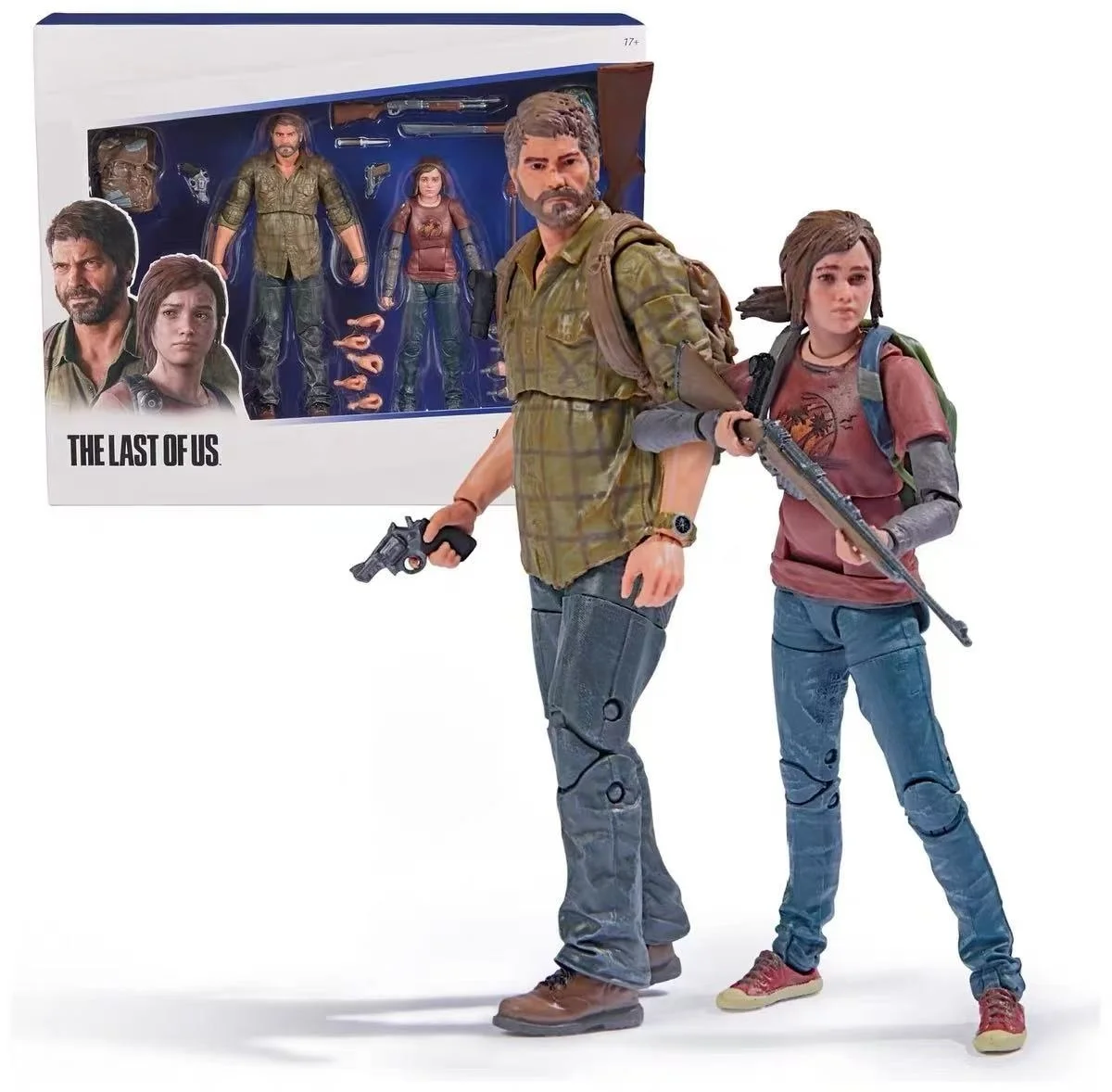 

The Last Of Us Joel And Ellie 2-pack 6'' Action Figures 6 Inch Model Figura Original Toys Gift Decoration Anime Collection Doll