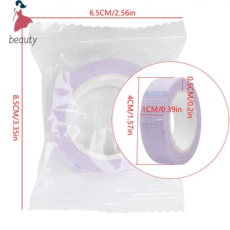 Eyelash Extension Isolation Tape Length 4.5 Meters Breathable Easy To Tear Micropore Patch Lashes Stickers For Extension