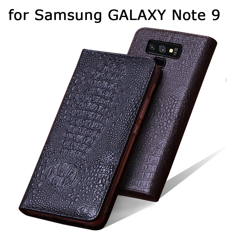 100% Cow Genuine Leather Cases for Samsung GALAXY Note 9 Case Luxury Handmade Custom Phone Cover for Samsung GALAXY Note9 Bag