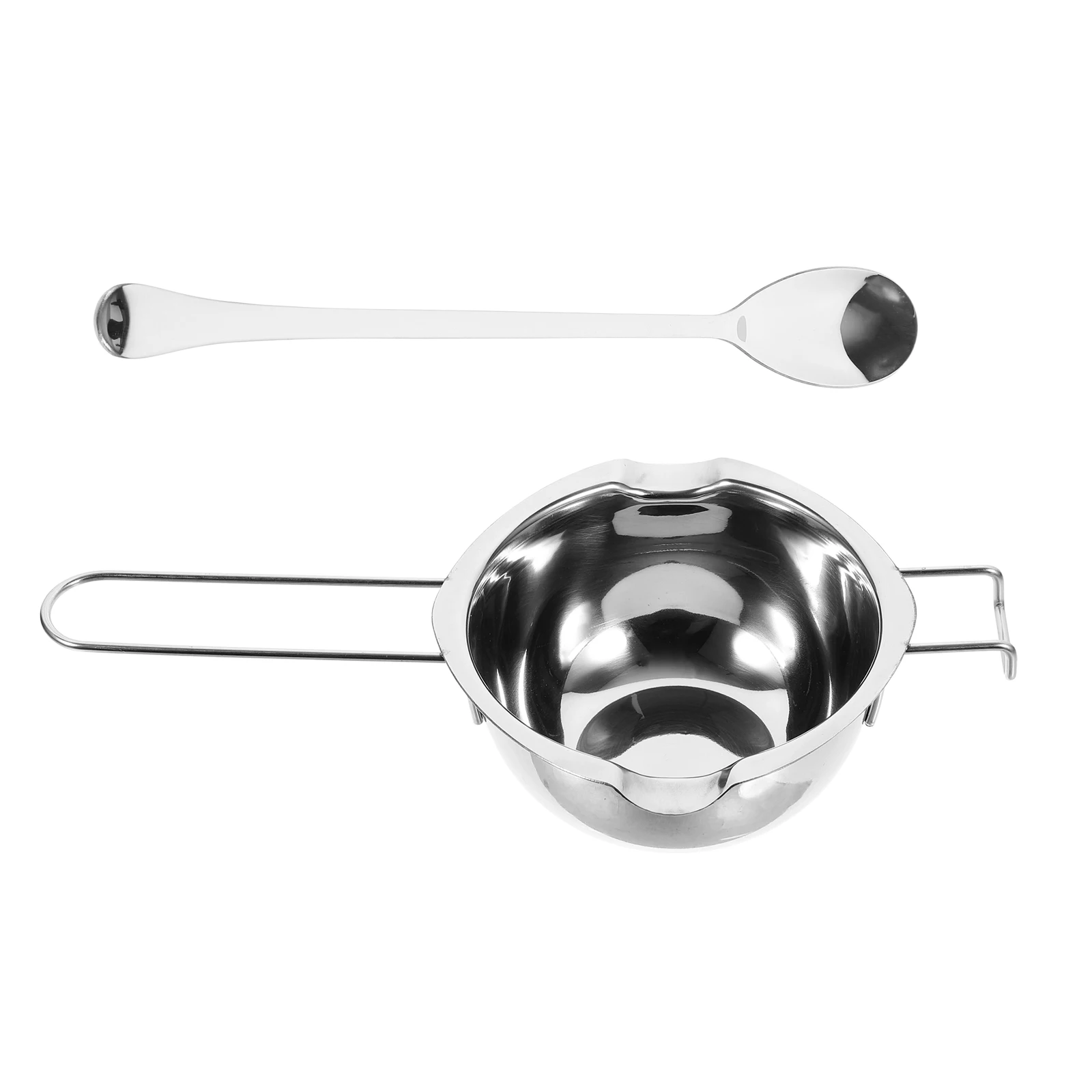 

1 Set Stainless Steel Butter Melting Pot For Chocolate Cheese Wax Compact Kitchen Tool With Pour Spouts, Melting Bowl For Candy