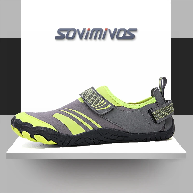 

SOVIMIVOS Mens Womens Water Shoes Aqua Shoes Swim Shoes Beach Sports Quick Dry Barefoot for Boating Fishing Diving Surfing men