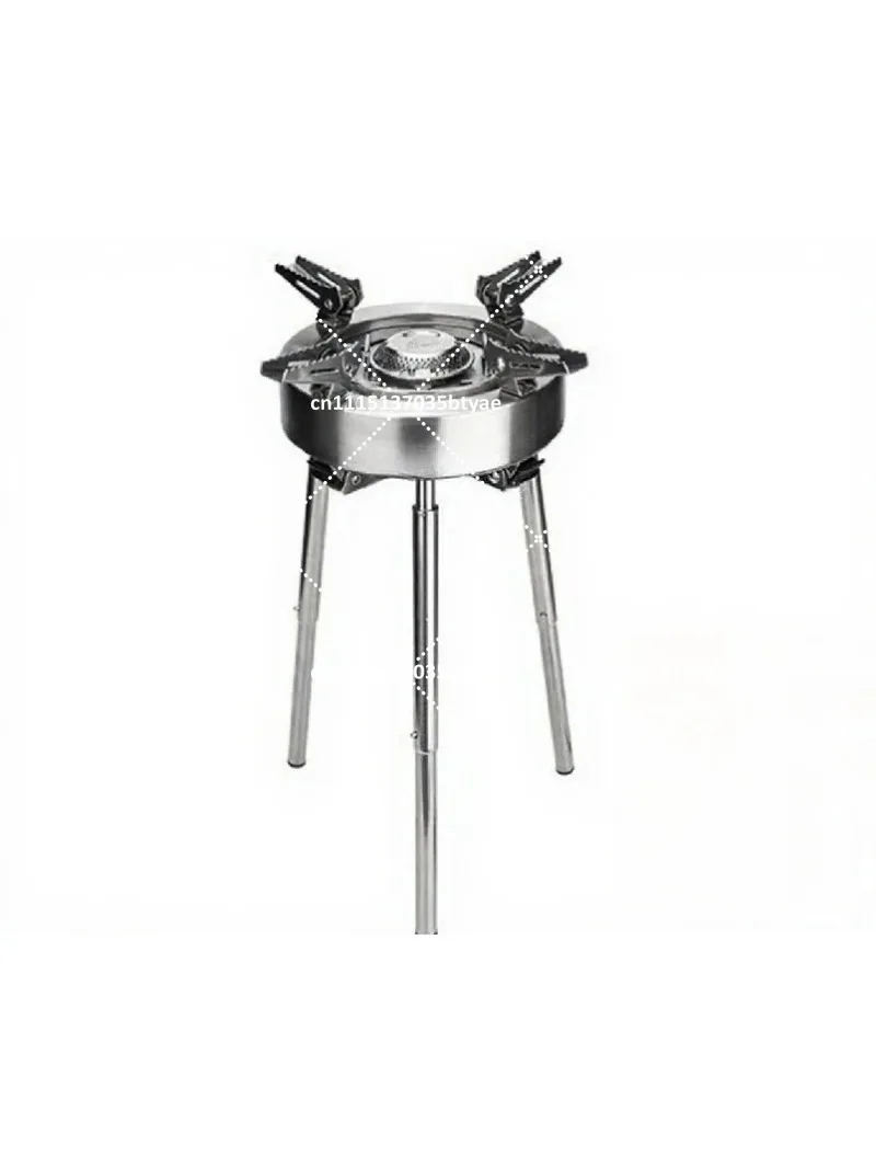 Outdoor Gas Stove 11000W High Power Portable Camping Stove 2-Burner Cooktop