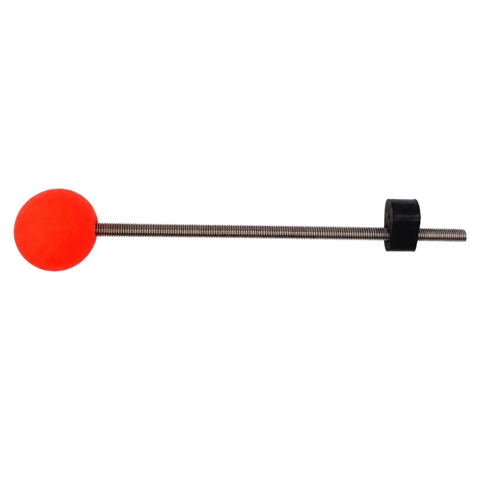 Metal Plastic Ice Rod Tip with Red Ball for Clear Bite Detection on Frozen Lake Fishing