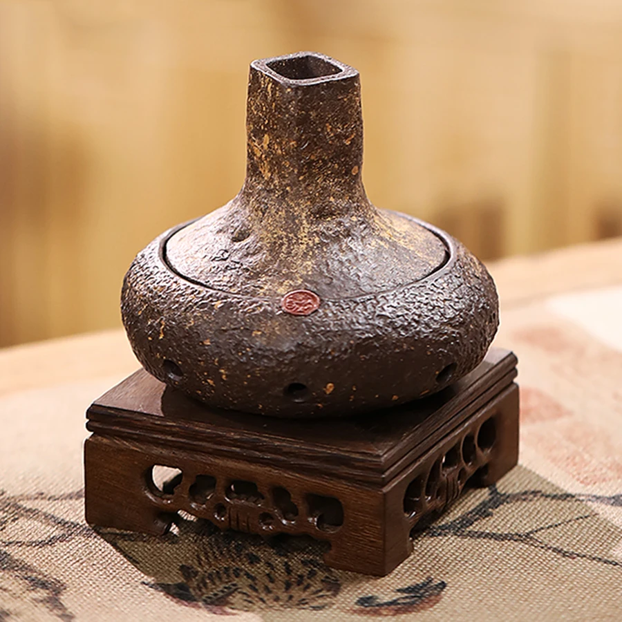 Ornament Incense Burner Holder Vintage Gift Chinese Incense Burner Oriental Retro Traditional Zen Garden Encensoir Home Decor