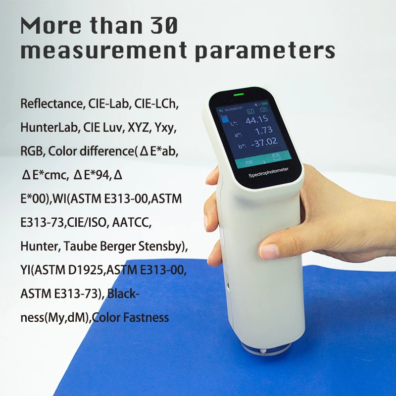 Portable Colorimeter DS-200 for Measuring dE*ab, LAB, Painting, Printing Plastic and Textile Quality Inspection