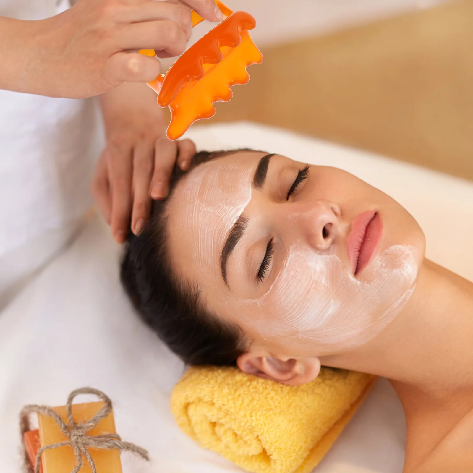 1Set Rugmassagers Hars Nek Schouder Massage Tool voor Acupunt Druk Guasha Ontspanning Pijnbestrijding Rugmassagers