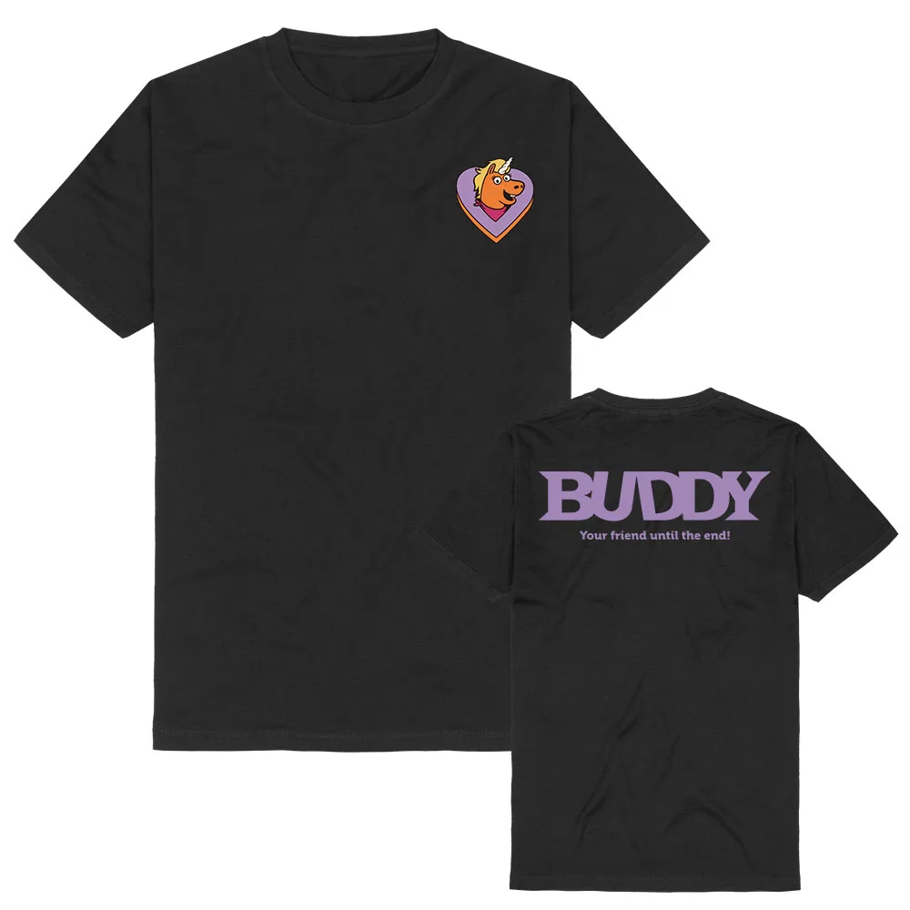 BuddYour Friend Until The End T-Shirt Cotton Short Sleeve Summer Tshirts Soft Casual Women Men Clothing Graphic Print Merch Tees