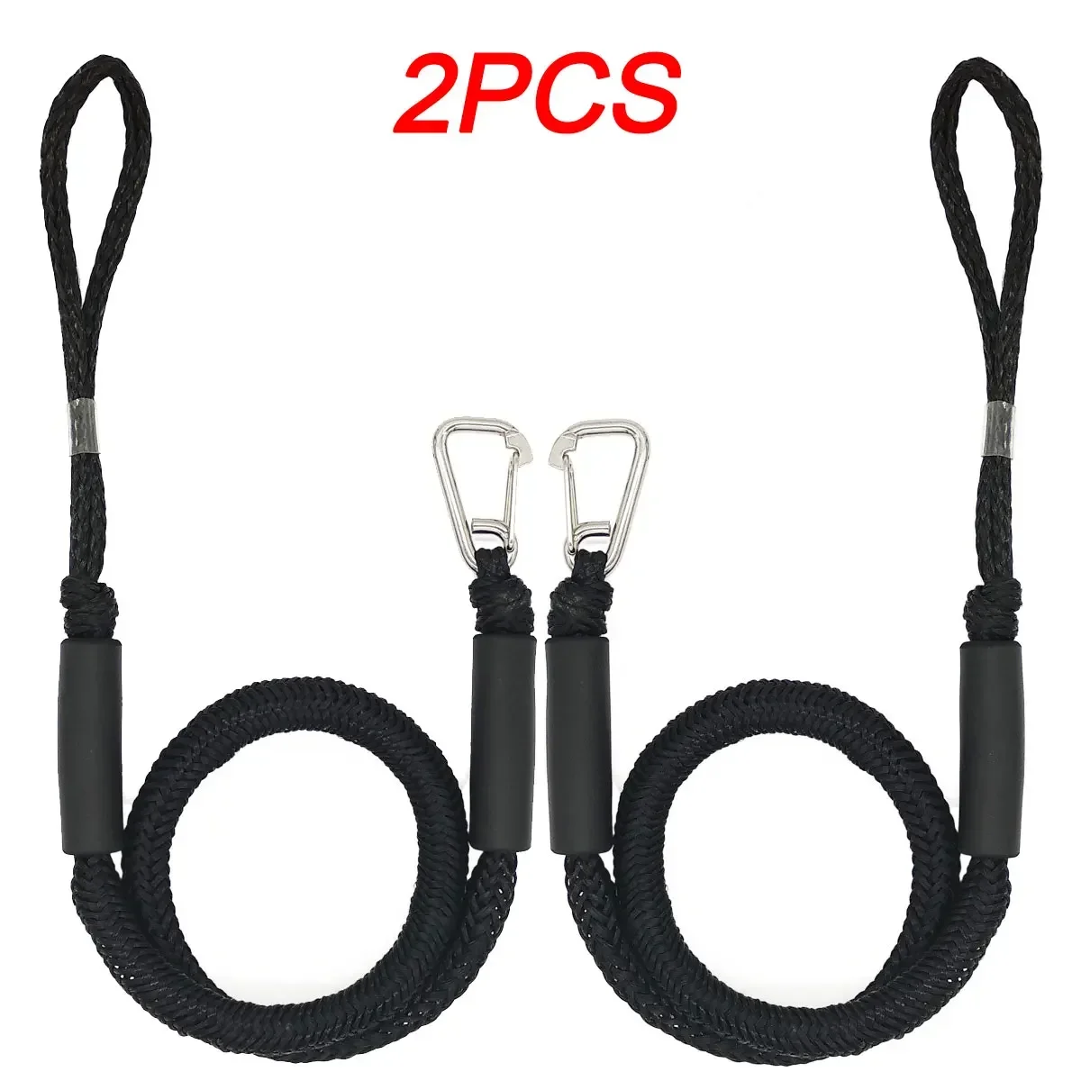 NONE 2/1PCS Dock Linien Elastische Marine Seil Bungee Cords Schock Krawatten für Kajak Wasserfahrzeuge Kajak Zubehör Boot zubehör 6