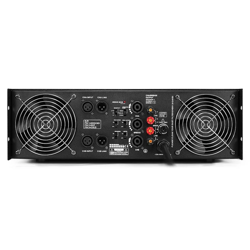 CA30 2 ช่อง 1300 วัตต์ 2 ช่องลําโพงตัวรับสัญญาณเครื่องขยายเสียง Audio Class H Professional Power Amplifier