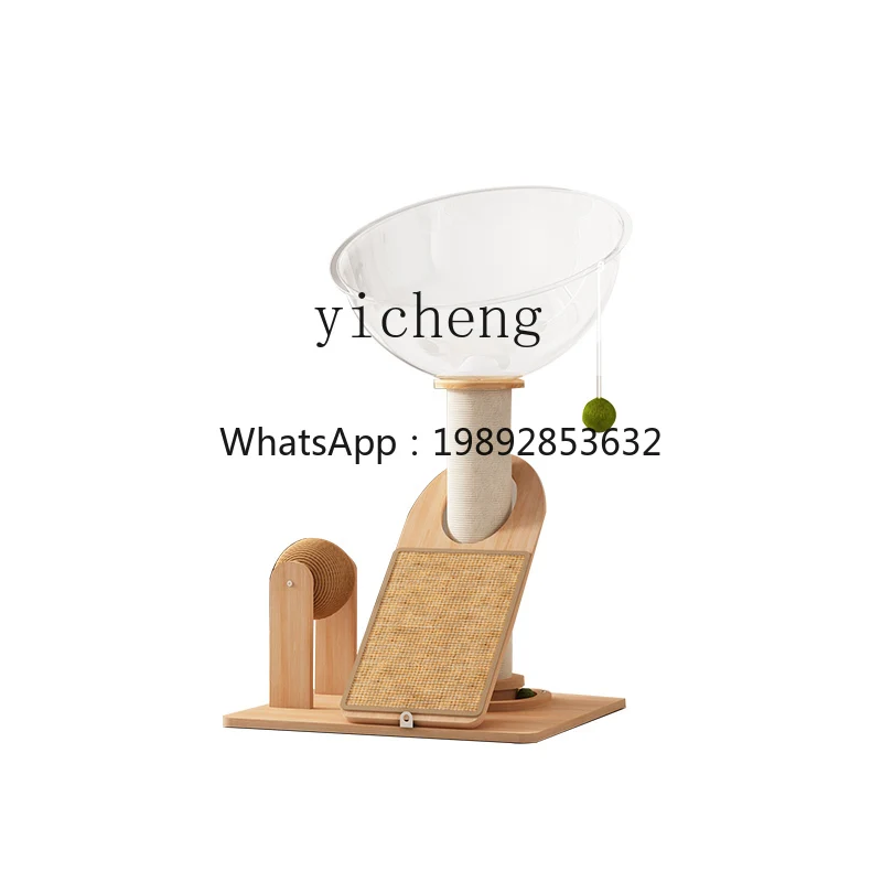 AA  cat climbing frame scratching board integrated rattan cat frame summer small sisal cat toy