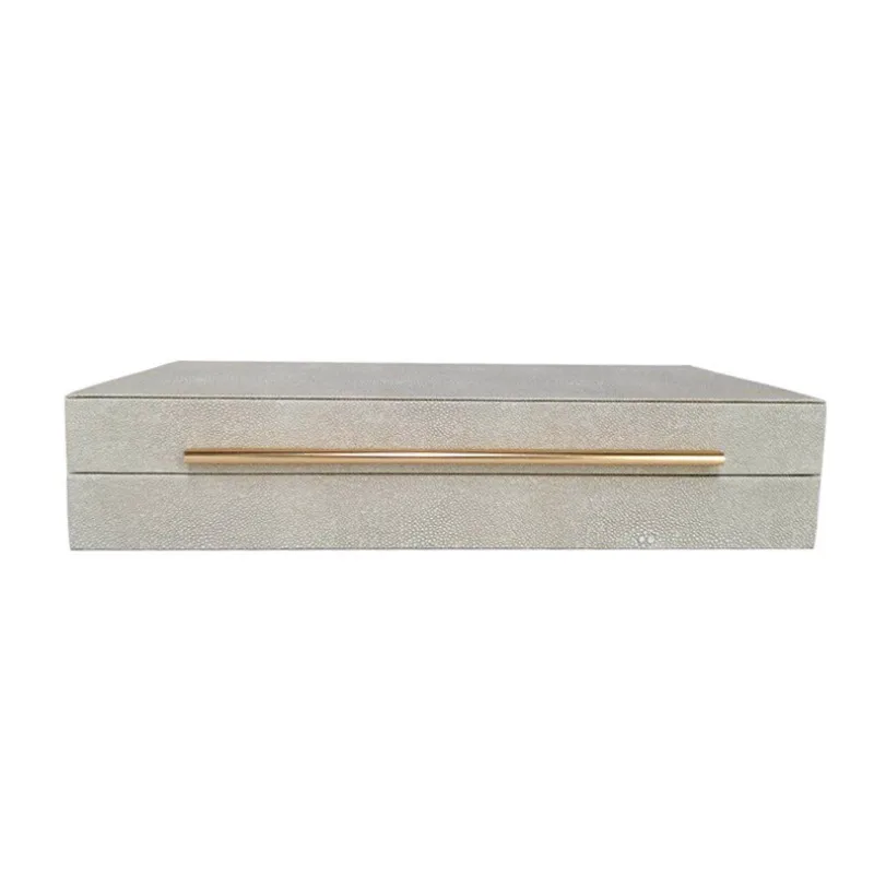 Large Jewelry Box Organizer Wood Outer Exquisite Leather Luxury Jewelry Box for Women Necklace Earring Holiday Gifts Packaging