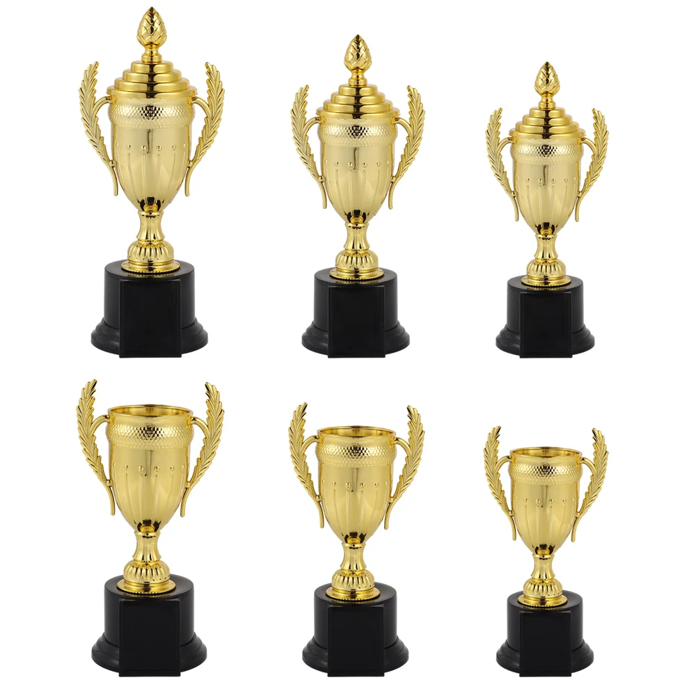 Children's Trophy Awards Plastic Model School Rewarding Supply Small Prize Cup Competition Soccer Craft Souvenirs