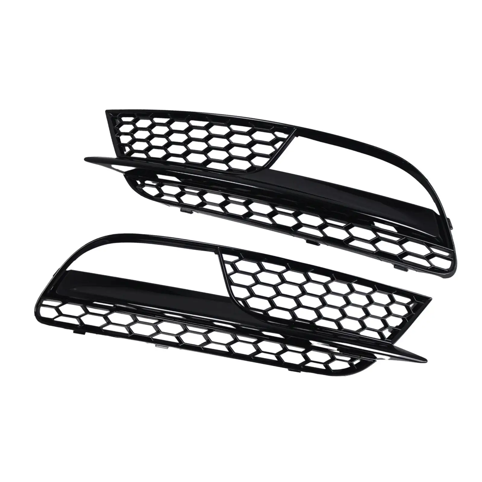 Front Fog Light Grille Grill Cover Lightweight for A5 12-15 Accessories