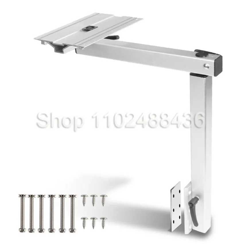 Caravanaccessoires Aluminium tafelpoot beweegbaar draaibaar en in hoogte verstelbaar voor camper camper camper