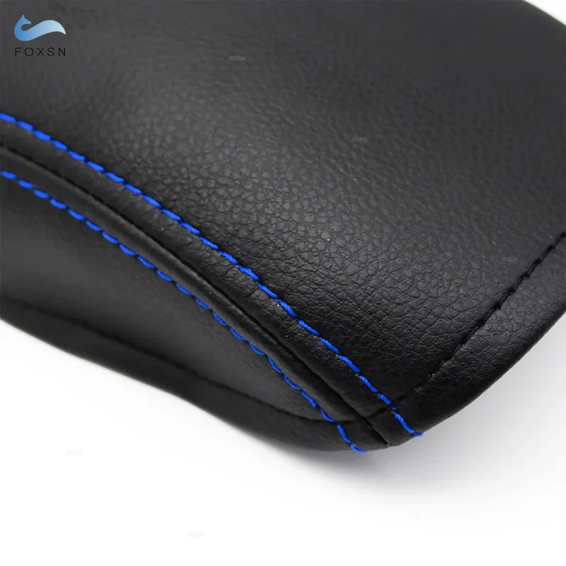 Car Styling Center Armrest Box Cover For VW Golf 5 MK5 Jetta 2005 2006 2007 2008 2009 2010 Microfiber Leather Decorative Trim
