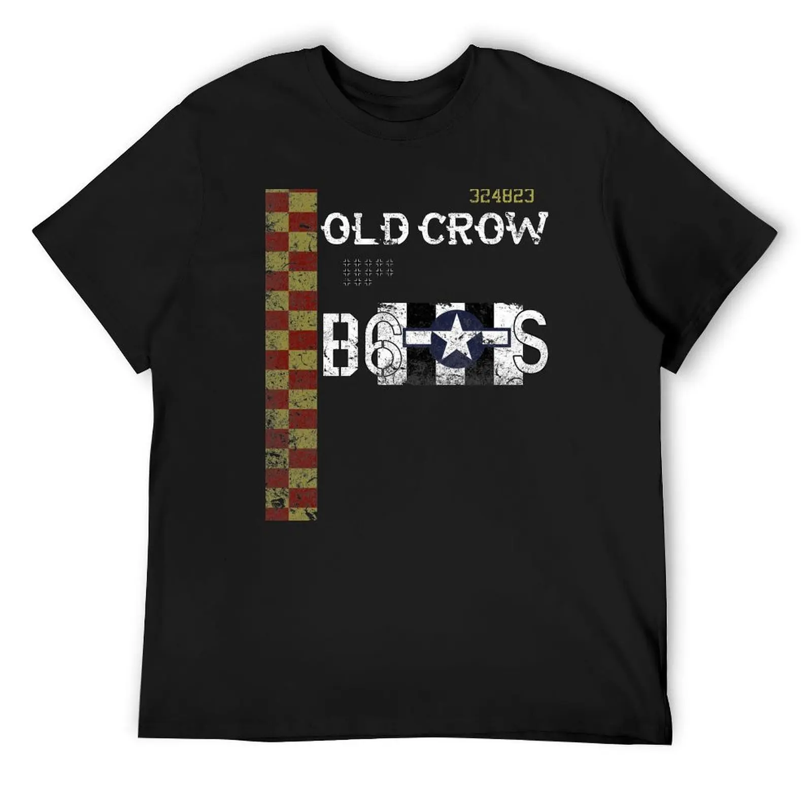 

Old Crow P-51 Mustang Late-1944 Livery T-Shirt quick drying aesthetic clothes for a boy shirts graphic fitted t shirts for men