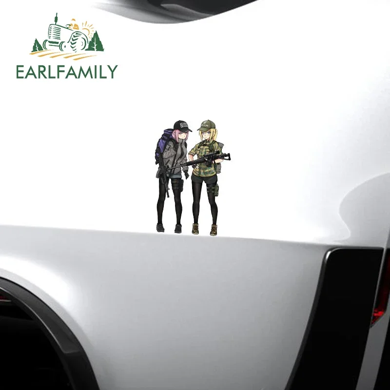 EARLFAMILY 13cm x 8.6cm for Escape From Tarkov Car Stickers Sunscreen Vinyl Decal Personality Refrigerator Windows Car Goods