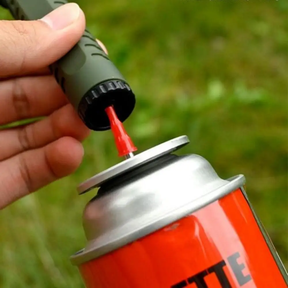 10 قطعة محول فوهة عالمي جديد خزان بلاستيكي أحمر في خزان قابل للنفخ رذاذ قابل لإعادة الاستخدام محول رأس عبوة الغاز #5