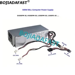 New 500W Power Supply 100-240Vac PSU D500EPM-00 For Dell Optiplex 7090 7080 7070 7060 3060 3080 3650 3670 3671 5090 3260 3681 MT