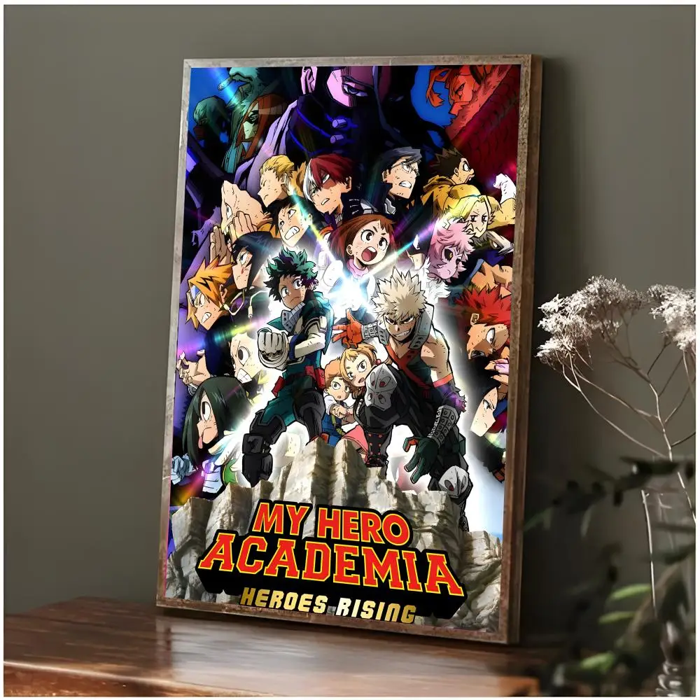 shonen battle anime M-My Hero Academia Poster Modern Wall Art Bedroom Living Room Print Unframed