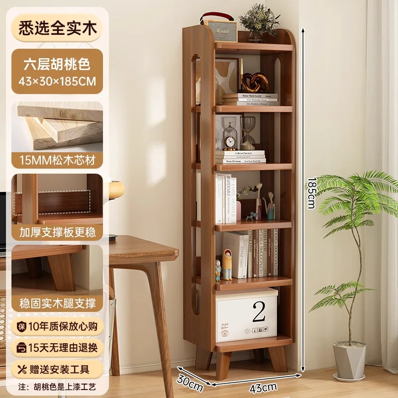 رف تخزين مكتبي منزلي من الأرض إلى السقف على الطراز الأمريكي القديم، خزانة كتب ذات نافذة عمودية عالية الجودة