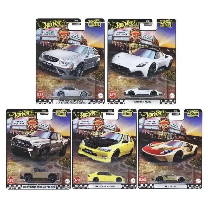 

Hot Wheels Boulevard Series 26 Diecast Cars Mercedes-Benz AMG Maserati Toyota Ford GT 1:64 Scale Alloy Car Models Birthday Gift