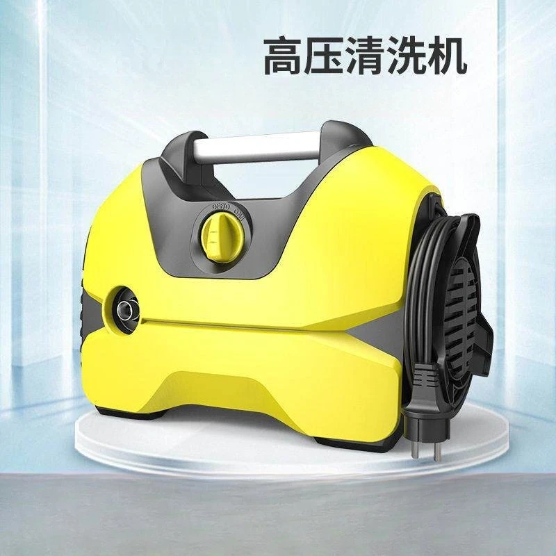 high pressure 220V car washing machine household automatic portable car brush pump high power cleaning machine strong water gun