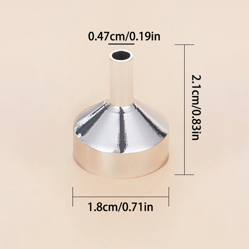 5Pcs Stainless Steel Mini Funnel Kitchen Oil Liquid Funnel With Detachable Filter Wide Mouth Funnel For Canning Kitchen Tools