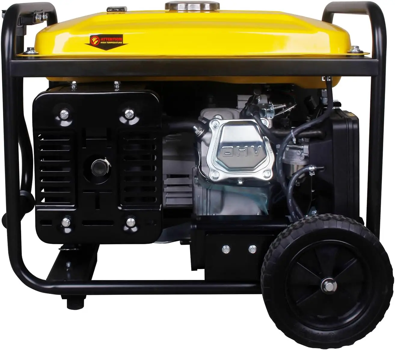 Aceup Energy Portable Generator 4350 Watt Gas Powered Equipment with Wheel Kit & Oil, 4000W Generator EPA & CARB Compliant