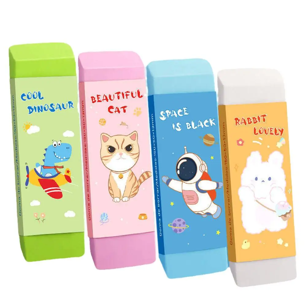 Cartoon Cute Creative Large Eraser Safe For Students Professional Oversized Eraser For Sketch Writing Stationery Supplies Gift