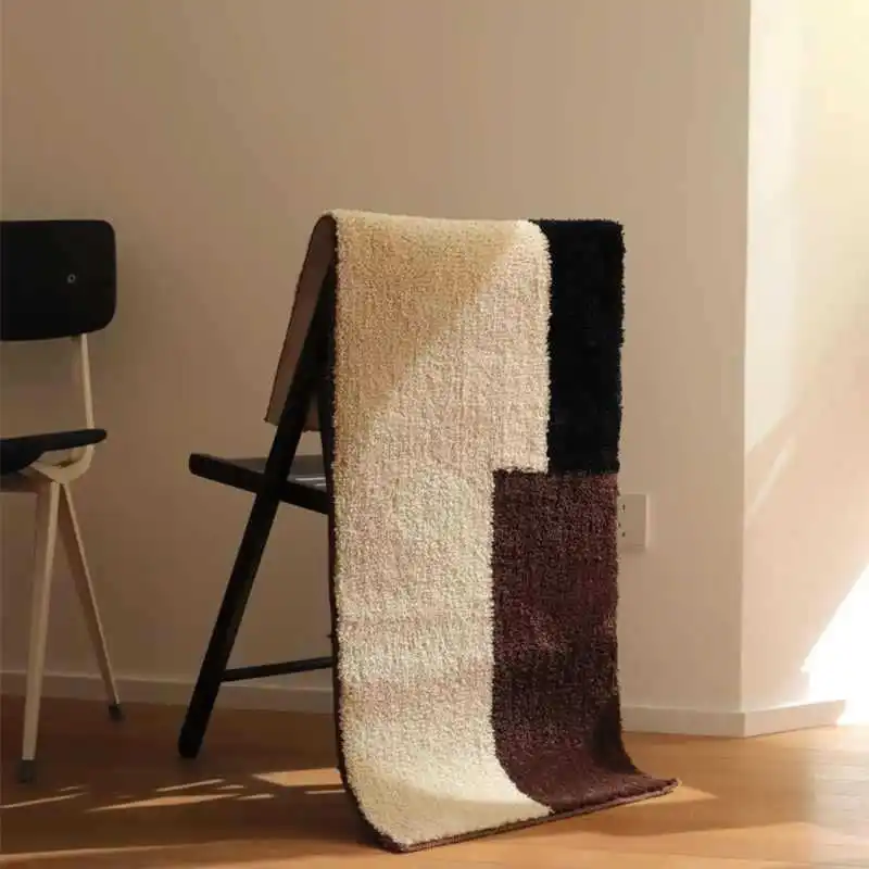 Flocking carpet living room dirt-resistant sofa coffee table blanket bedroom cool bedside tufted non-slip blanket
