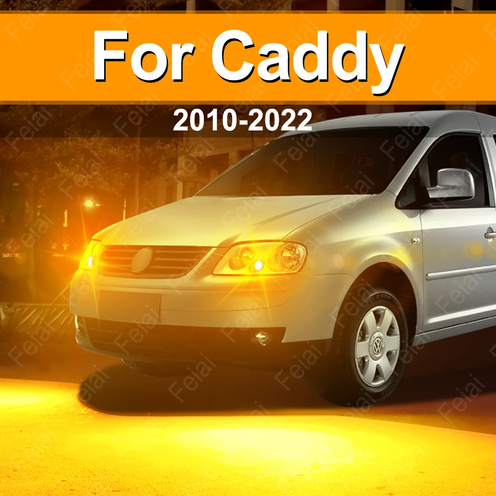 

Turn Signal LED Lights For Volkswagen VW Caddy MK2 MK3 Accessories Indicator Bulb Amber 2000-2007 2008 2009 2010 2011 2012-2015