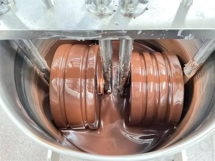 آلة طحن حجر الكاكاو مزيج الشوكولاتة للاستخدام التجاري #3