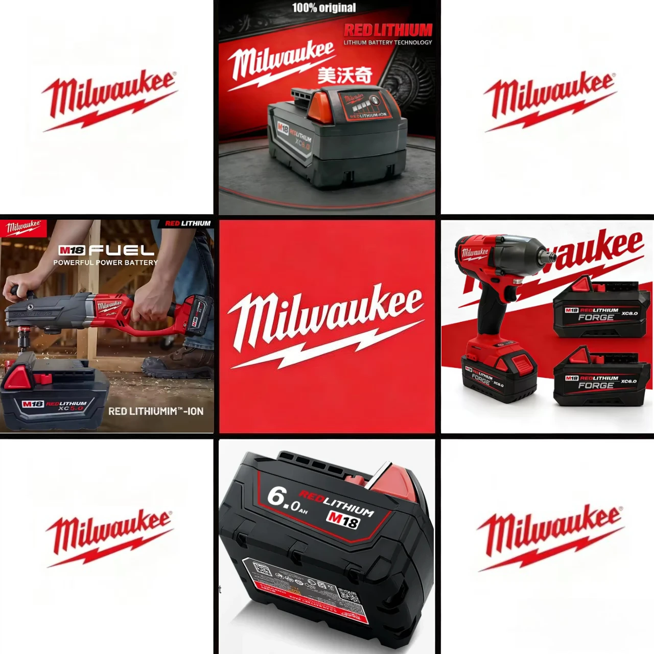 

Milwaukee M18 18V Battery & Fast Charger Kit – All-day non-stop power for pro contractors on job sites.