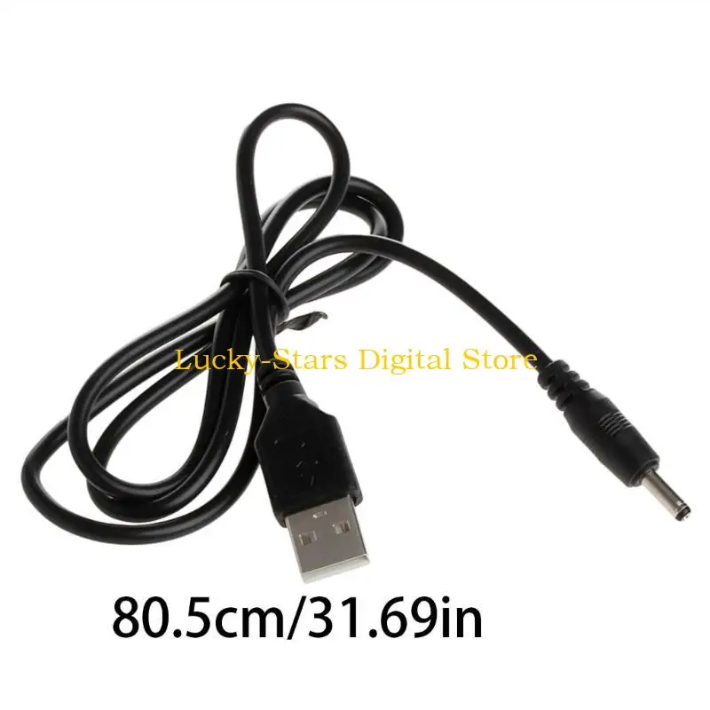 T3EE Barrel Ladegerät Kabel USB A auf DC3,5 Stromkabel 5V Geräte Ladekabel