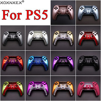 High quality DIY Electroplated Full Shell Plastic Shell, Suitable For PS5 Controller Replacement Parts Joystick