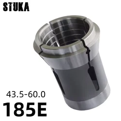 F66 185E yuvarlak delik 43.5-60mm MIYANO CNC torna ön itme collet bahar çelik yüksek hassasiyetli Chuck yuvarlak kare altıgen