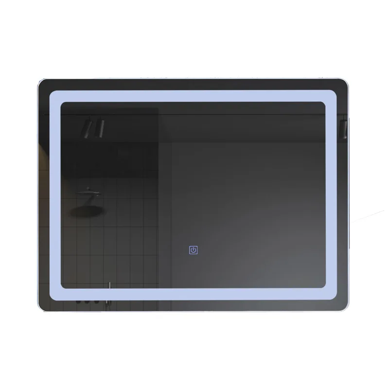 

Strictly selected smart bathroom mirror, anti-fog rectangular bathroom mirror with lamp, bathroom wall-mounted toilet mirror