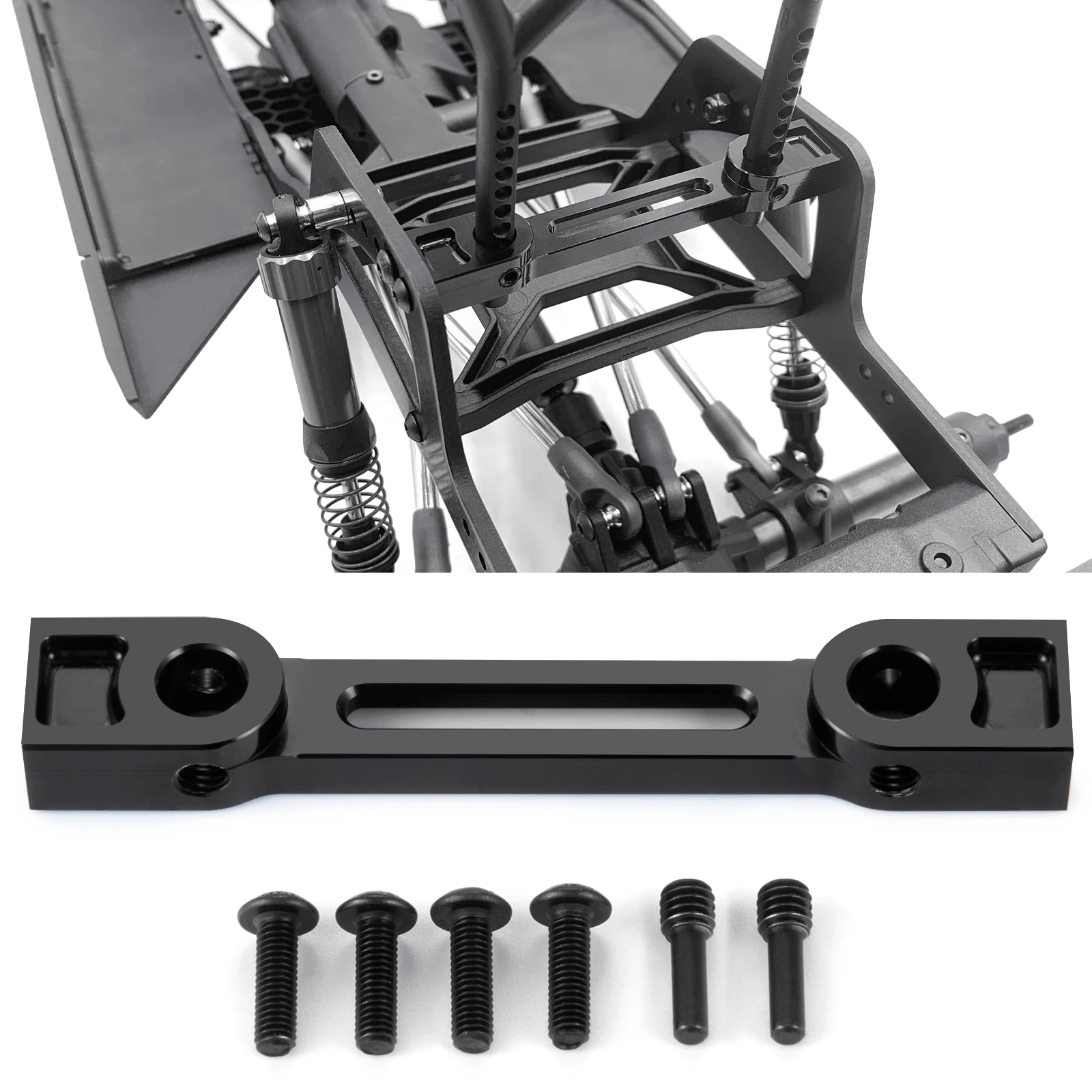 AXSPEED Aluminum Alloy Body Post Fixing Mount Bracket for 1/10 RC Crawler Axial SCX10 PRO AXI03028 Upgrade Parts