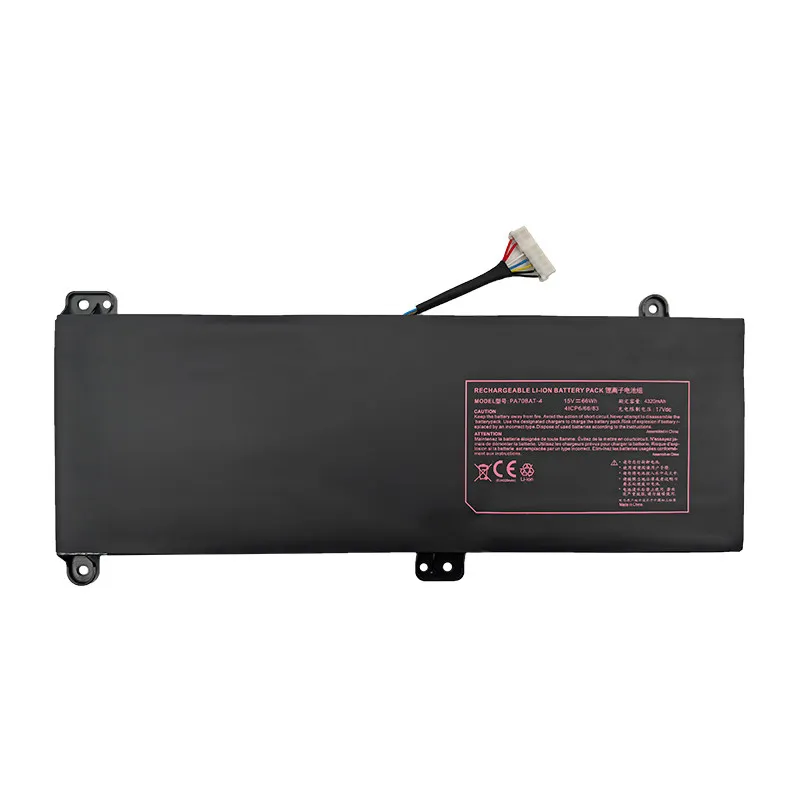 PA70BAT-4 66Wh/4320mAh 15V Replacement Laptop Battery for Hasee Jindun G97E G99E X7855 Machenike PX7