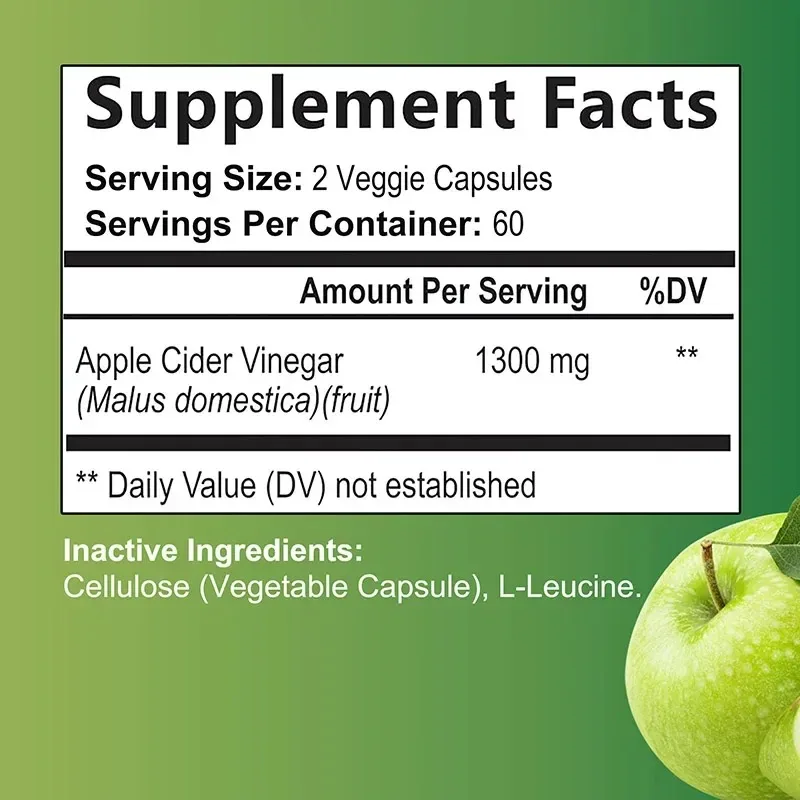 خل التفاح - حرق الدهون، مثبط الشهية، التمثيل الغذائي، إزالة السموم والتطهير، إدارة الوزن