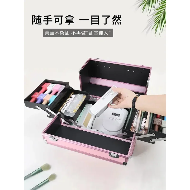 Manre and Eyelash Toolbox Female large-capacity profsional go out with makeup artist to embroider