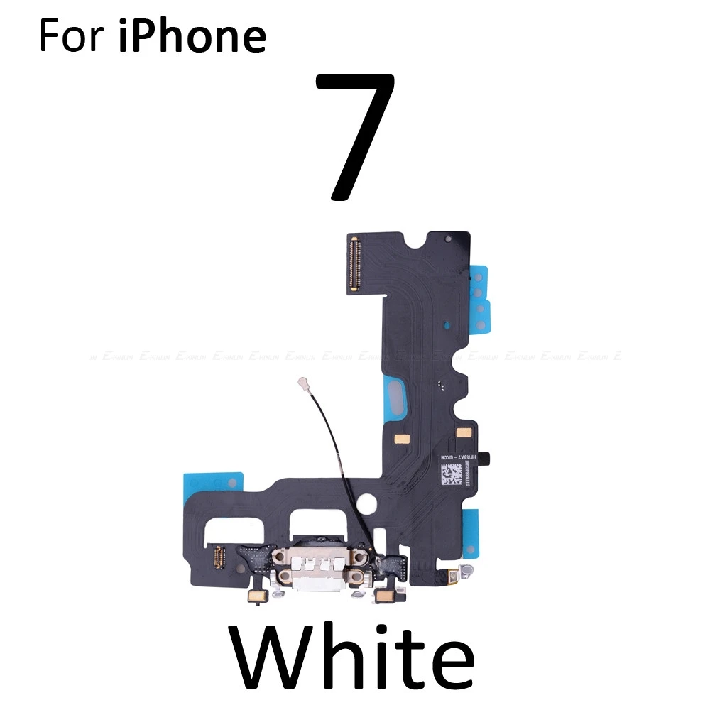 Bottom Charger Port Dock For iPhone 8 7 6 6S Plus USB Plug Charging Connector With Microphone Headphone Audio Jack Flex Cable