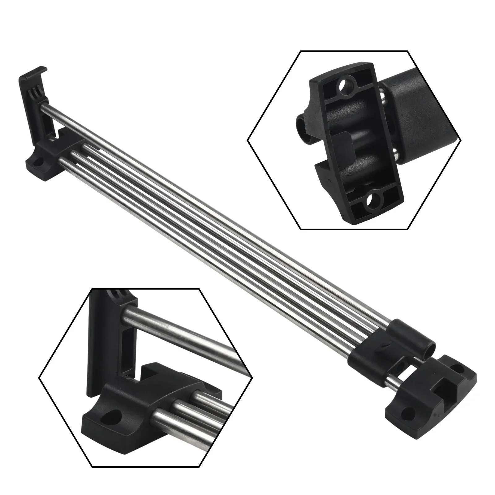 250/300/350/400mm Hanging Bar For Clothes Retractable Top Mount Wardrobe Rail Clothes Hanger Towel Coat Racks Closet Rod