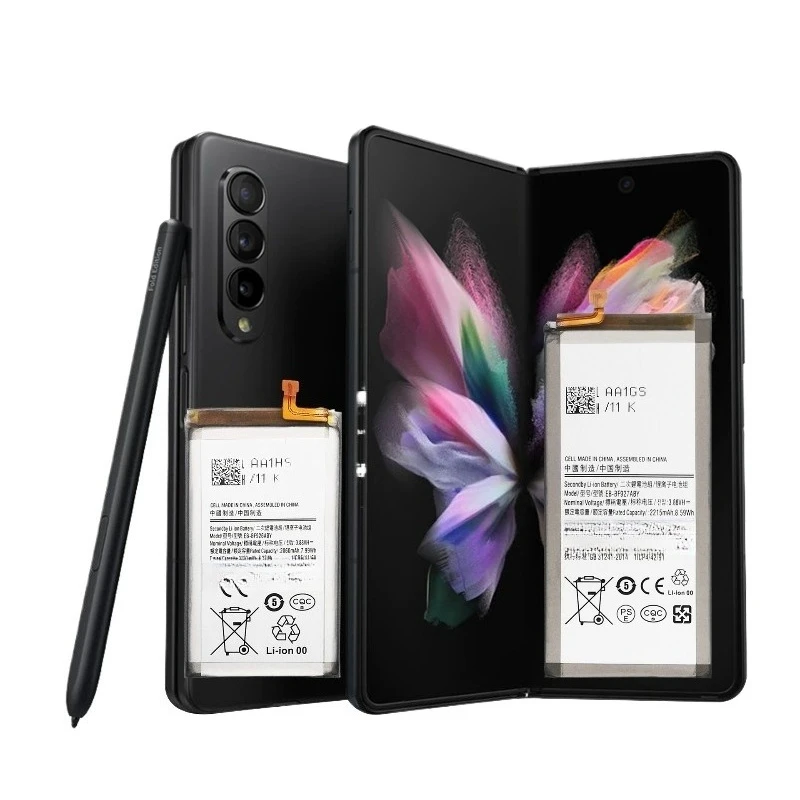 真新しい EB-BF926ABY EB-BF927ABY バッテリーサムスンギャラクシー Z フォールド 3 5 グラム F926 F927 + 交換用バッテリー + ツール