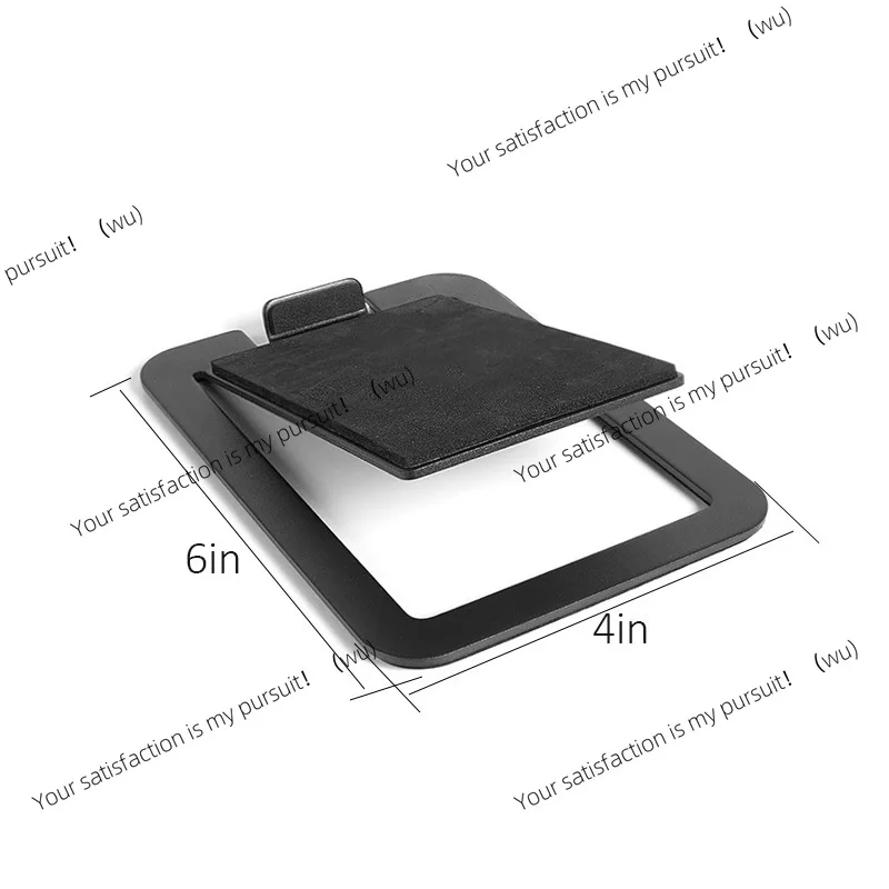 ZOCI-Tilt 16 ° Angle Computer Speaker Stand Metal Desktop Speaker Storage Stand Suitable for Small Speakers