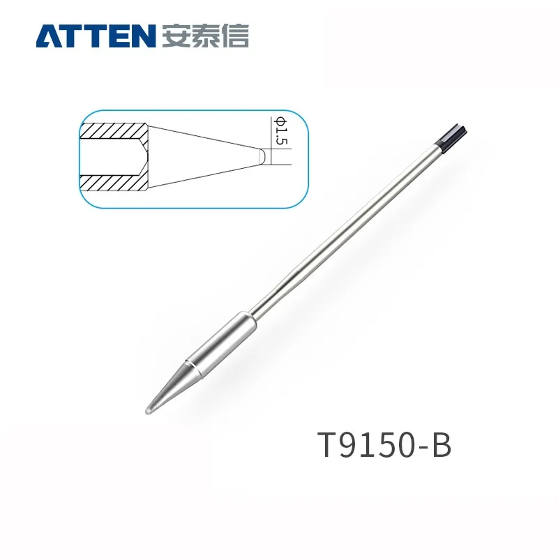 

Atten T9130 T9150 Series St-1509 Soldering Iron Tips Internal Heated Solder Head 130w/150w Electric Welding Tip Replacements