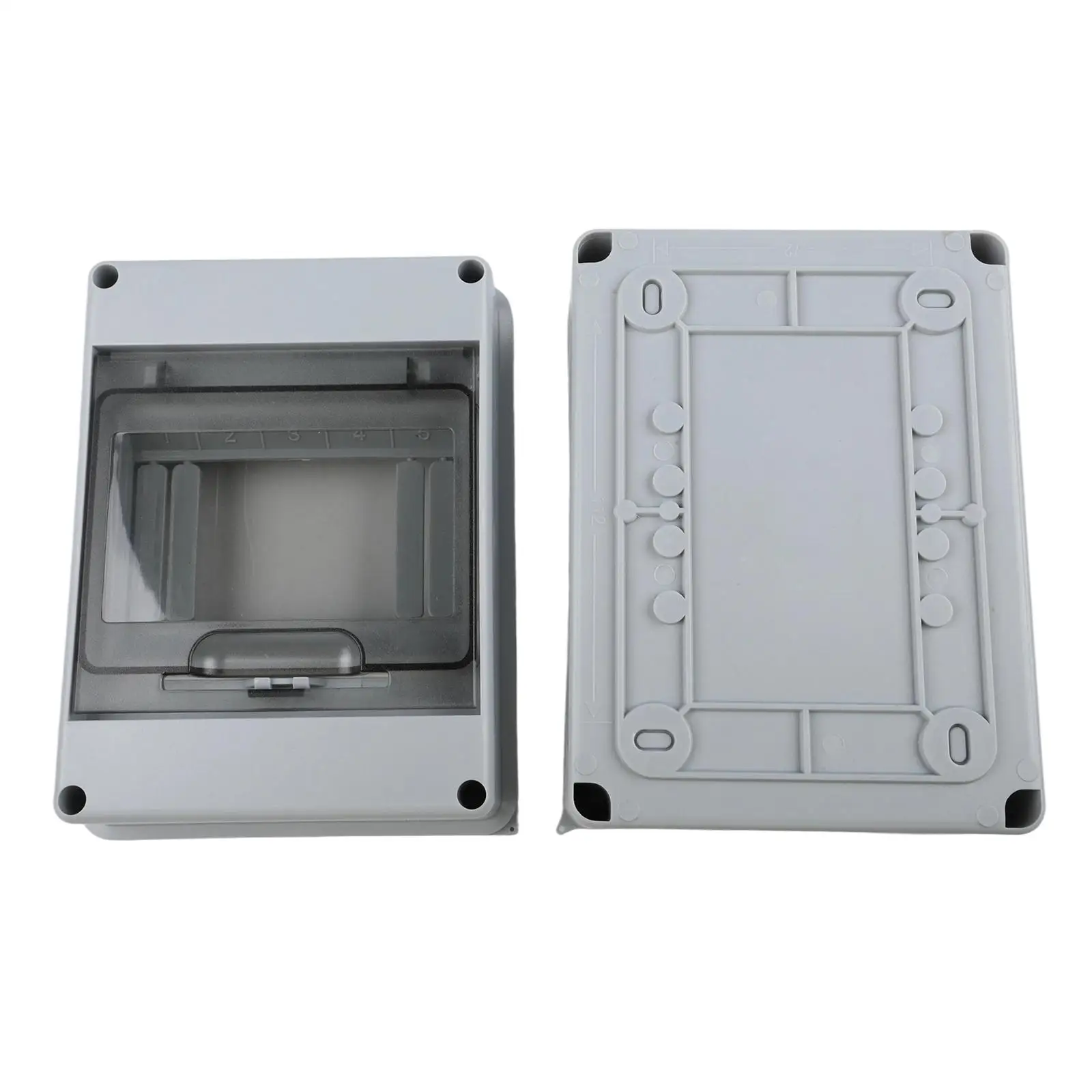 High Resistance Waterproof Distribution Box for 5 Modules IP65 Rated for Reliable Protection Against Dust and Moisture