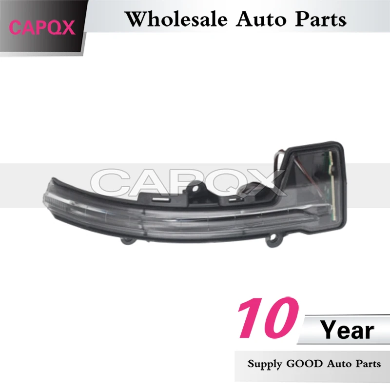 CAPQX مرآة الرؤية الخلفية غطاء غطاء ل DFSK المجد 500 E3 بدوره مصباح إشارة مرآة زجاجية إطار مرآة غطاء قذيفة سفلية