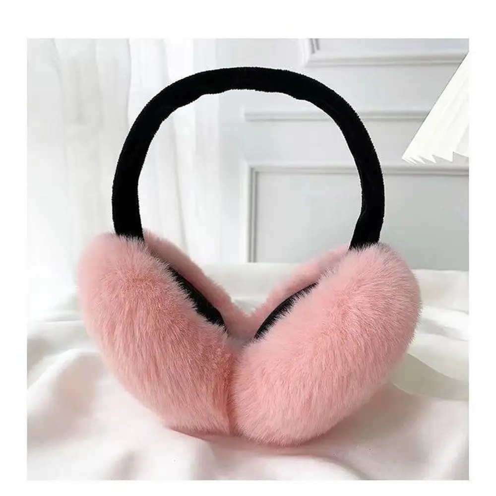 Fashion Soft Folding Windproof Cold-proof Girl Earmuffs Winter Earmuffs Student Earmuffs Ear Cover